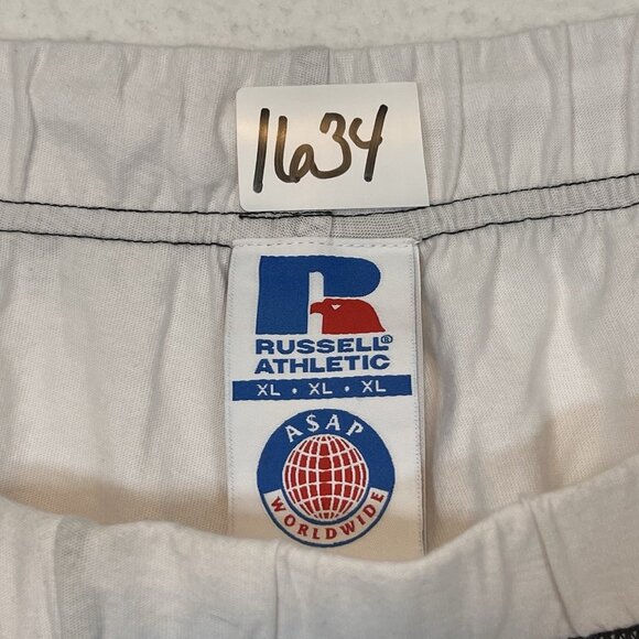 Russell Athletic Shorts x ASAP Worldwide Men Sz XL White Shorts - Picture 3 of 10